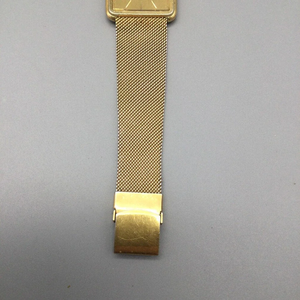 Vintage Seiko Lassale Womens Watch 29mm Gold Tone 6020-5039 7.25